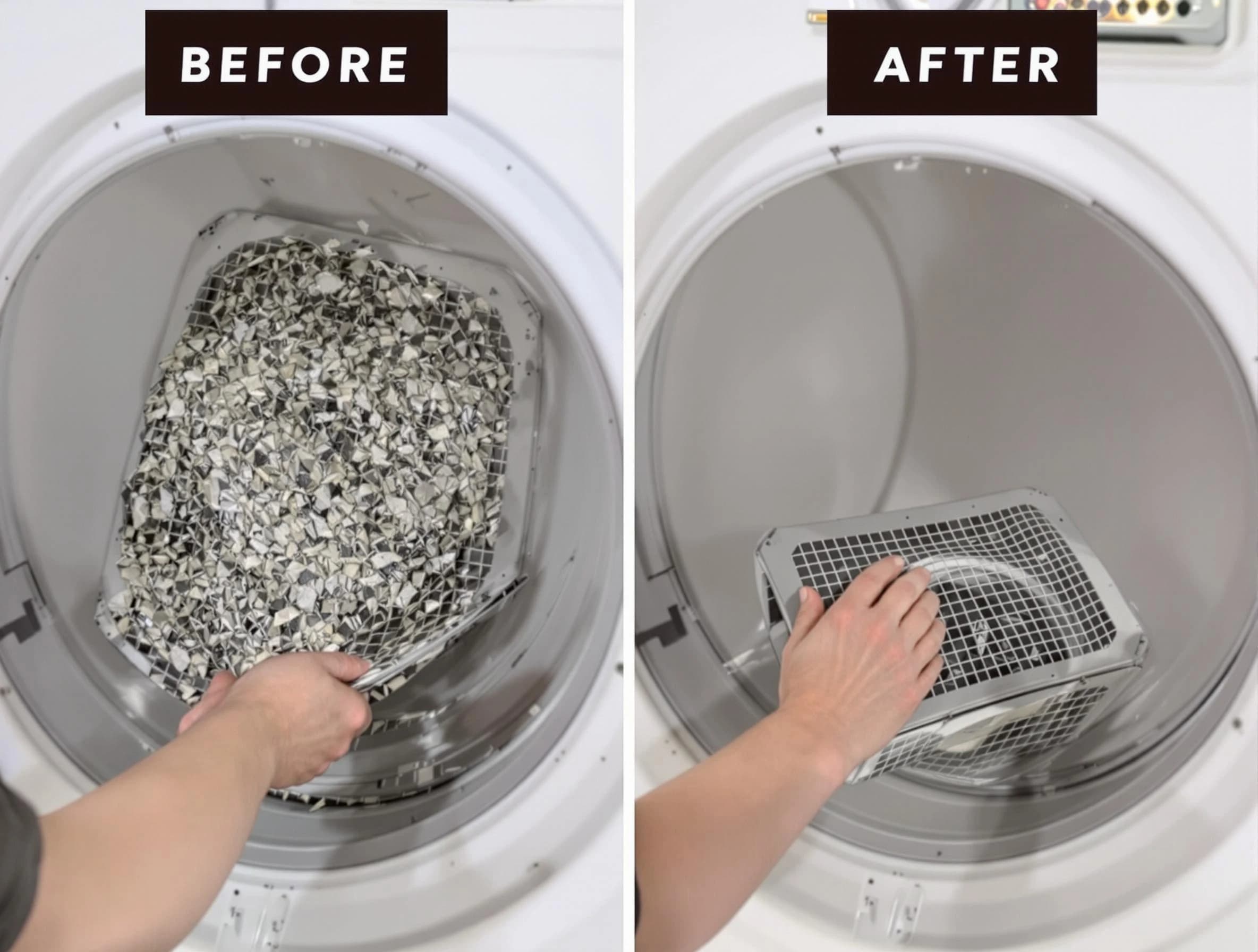 Professional lint trap cleaning by Murfreesboro Dryer Vent Cleaning in Murfreesboro