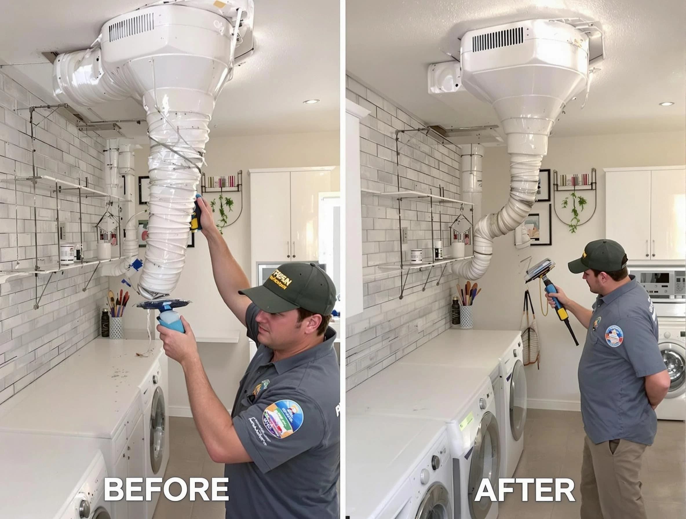 Professional dryer exhaust vent cleaning by Murfreesboro Dryer Vent Cleaning in Murfreesboro