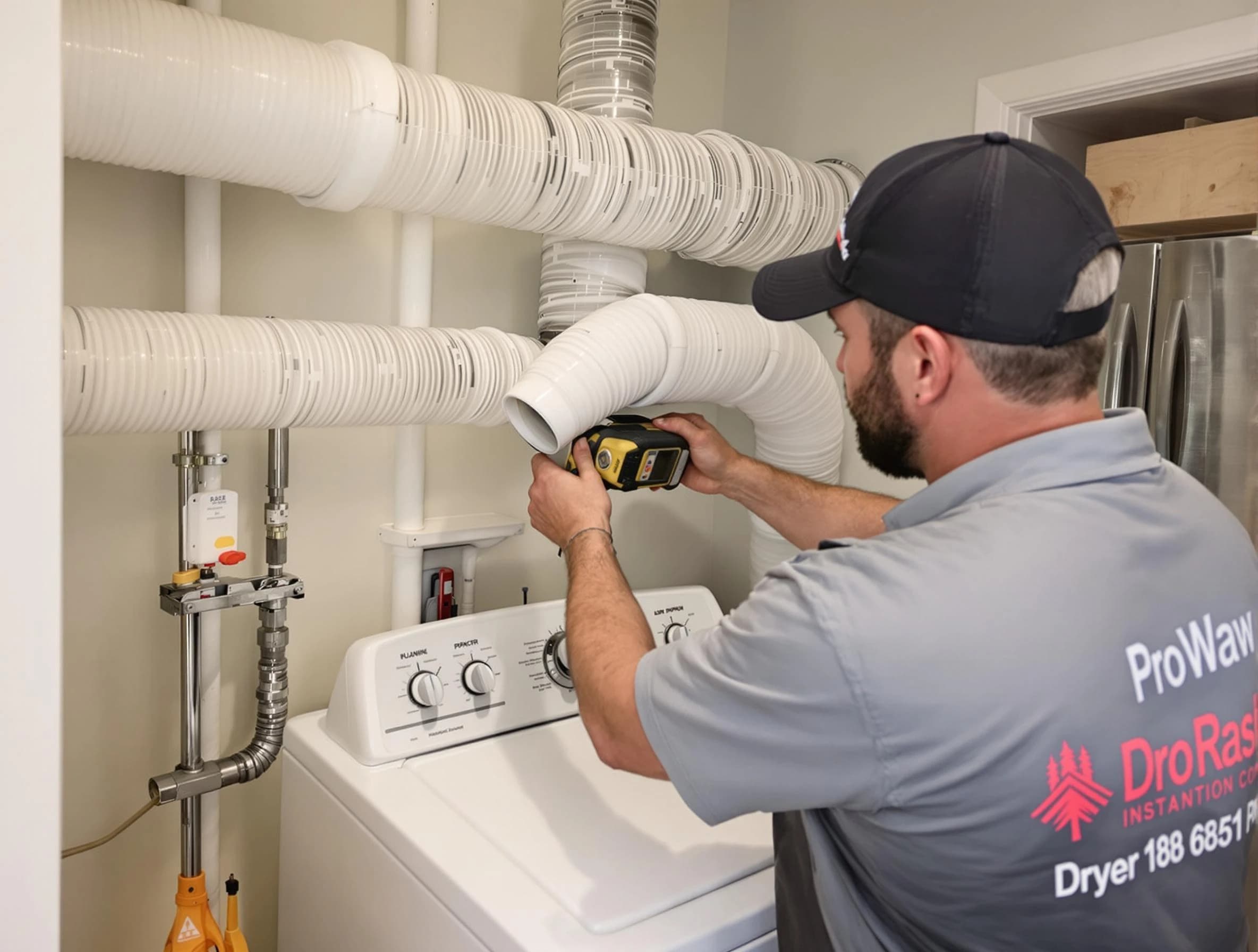 Professional dryer vent hose installation by Murfreesboro Dryer Vent Cleaning in Murfreesboro