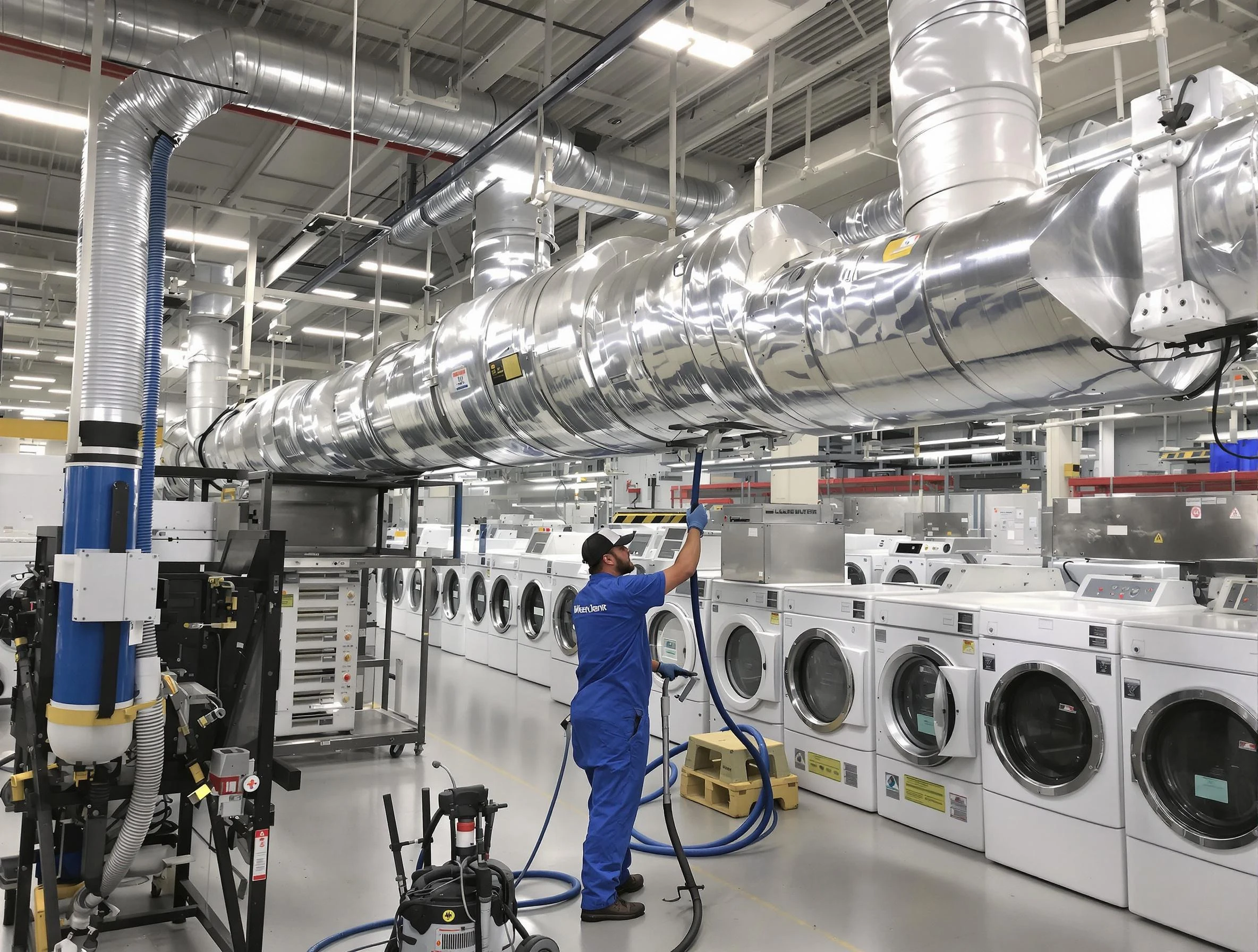 Murfreesboro Dryer Vent Cleaning team performing heavy-duty industrial dryer vent cleaning in Murfreesboro